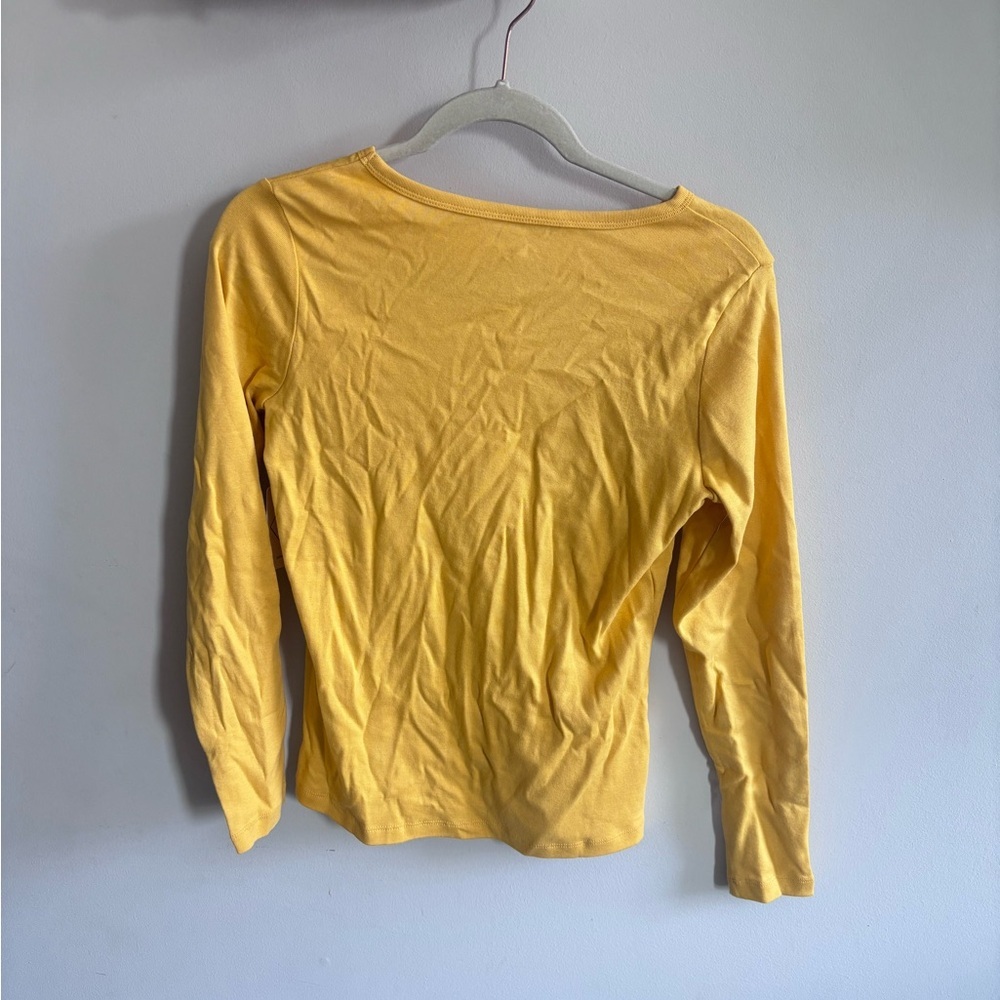 Saint John’s Bay Yellow Long-Sleeve Top - Picture 3 of 3